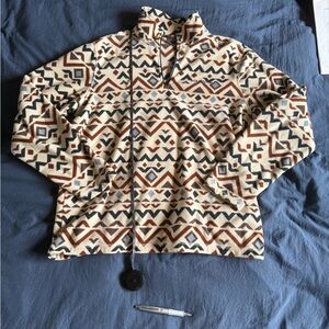 Eddie Bauer 1/4 zip fleece sweater